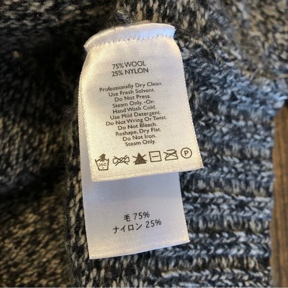 Eddie Bauer Wool Sweater Cardigan Womens Medium Soft Academia Equestrian Preppy - Picture 8 of 8